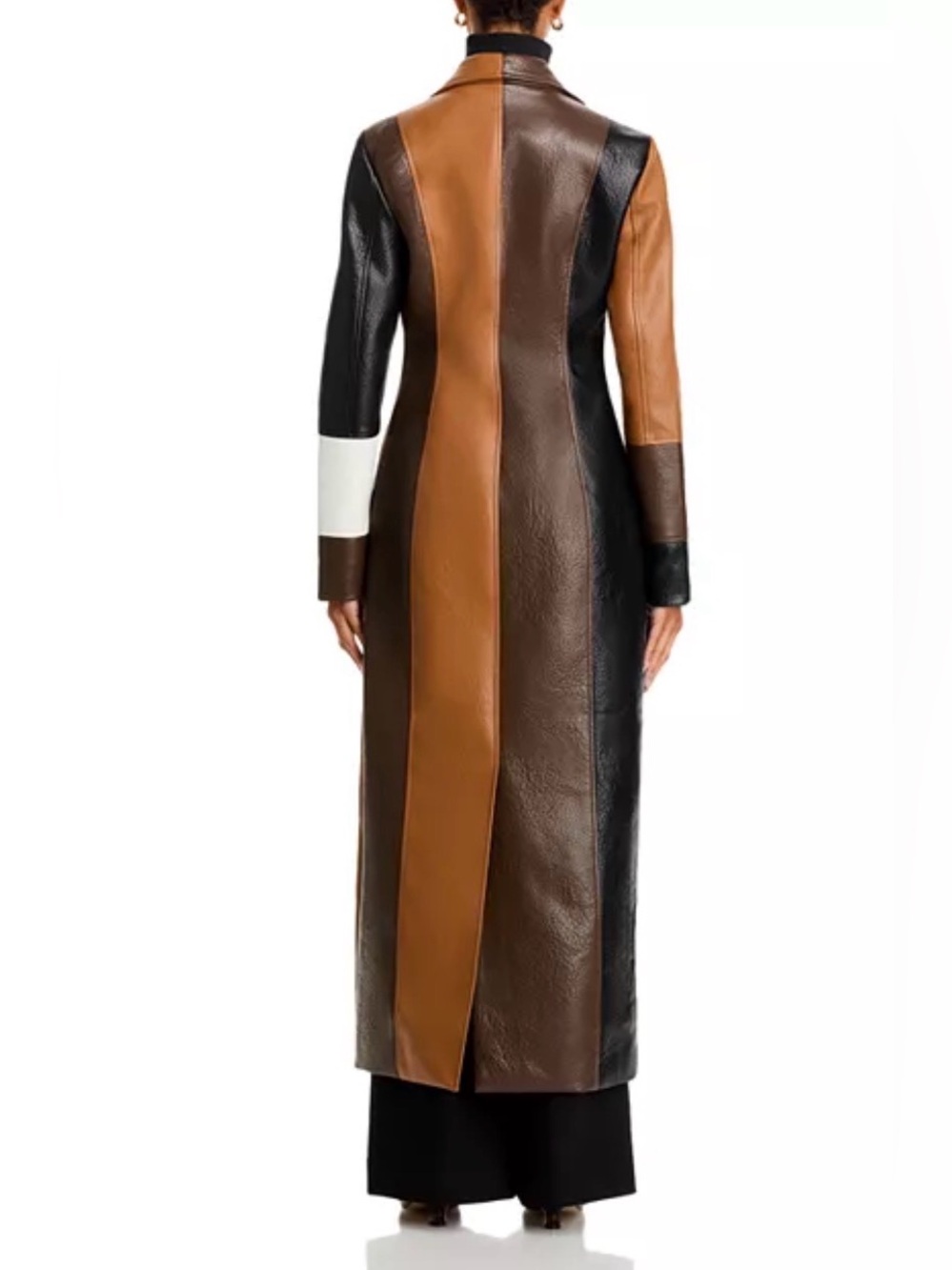 Ronny Kobo Carla Faux Leather Coat size 8 - Picture 4 of 17